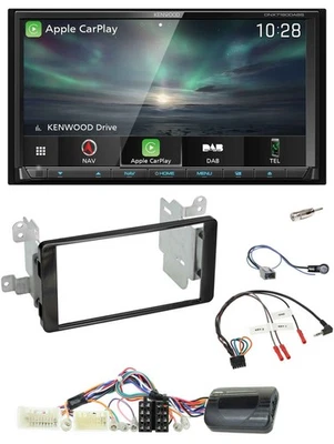 Kenwood Bluetooth USB 2DIN Lenkrad TMC DAB Navigation für Mitsubishi Outlander a - Bild 1 von 4