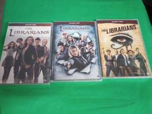 Die Bibliothekare Serie DVD Staffeln 1-3 Rebecca Romijn Christian Kane Funde versiegelt - Bild 1 von 2