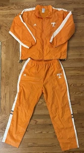 Vintage Adidas Tennessee Vols Track Suit Pants Jacket Orange Nylon Y2K Men’s XL - Picture 1 of 24