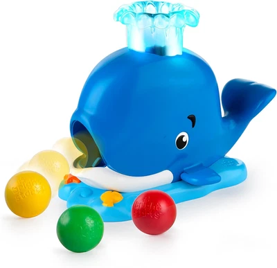 Bright Starts Silly Spout Whale Popper Ballspielzeug Mit Musik Lichtern Und 3 Bu