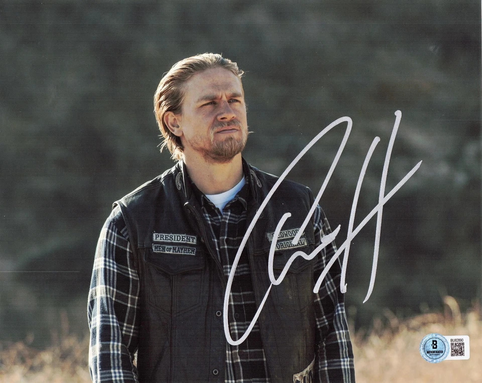 Charlie Hunnam Signed 8x10 Photo Sons of Anarchy Authentic Autograph Beckett — 第 1/1 张图片