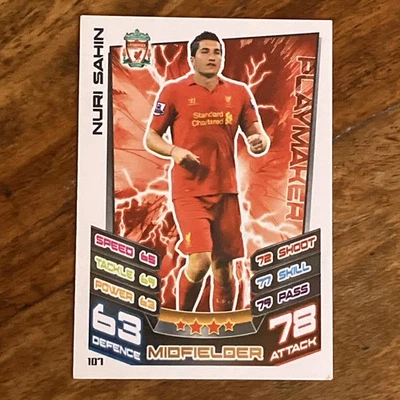 Match Attax 2012/13 Nuri Sahin Base Card (read Description) - Image 1 of 2