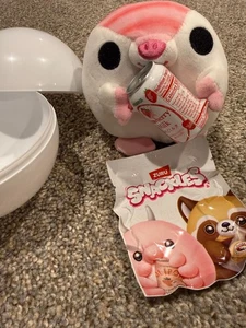 SERIE 3 ZURU Snackles Sangaria Leche de Fresa LUCY Rosa Armadillo 5" - Imagen 1 de 1