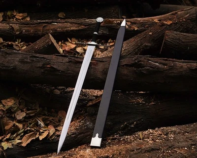 The Witcher Geralt of Rivia Sword (Steel) - Feline Head Replica with Sheath - Image 1 of 4