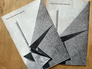 2x Programmhefte Deutsche Oper Berlin Spielzeit 1962/63 Bour Hollereiser Musik - Bild 1 von 10