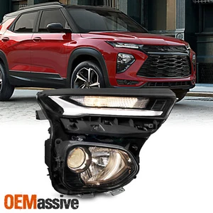 For 2021-2023 Chevy Trailblazer Halogen Headlights w/ LED DRL Signal Passenger - Picture 1 of 11
