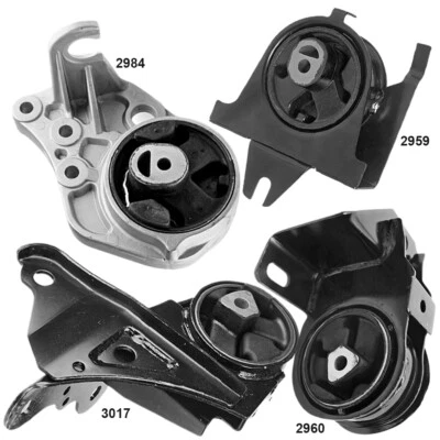 Крепление двигателя и авто. Trans. Комплект креплений 4 шт для Dodge Caravan 00-96 3.0/3.3 - Изображение 1 из 4