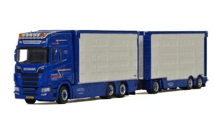 WSI VAN BEEK SCANIA S HIGHLINE CS20H RESIN COMBI 6 AXLE 1/50 DIECAST Truck Model - Picture 1 of 4