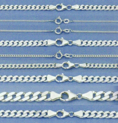 KETTE SILBER 925 Panzerkette echt Silberkette Halskette massiv ECHT Schmuck Neu♛ - Bild 1 von 4