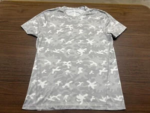 Ten Thousand Camicia Sportiva Uomo Grigio/Bianco Leggera Mimetica - Large - Foto 1 di 4