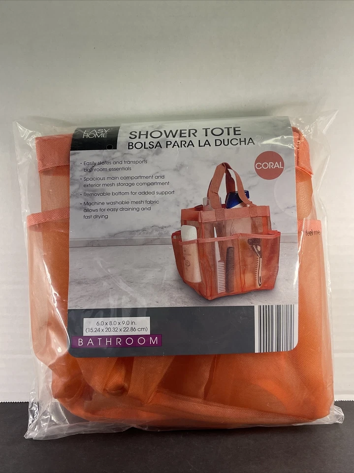 Mesh Allows Quick Dry Easy Transport Spacious Tote~Beaches Dorm Home Travel - Image 1 of 4