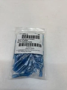 Imperial Seal-A-Crimp Sealed Heat Shrink Butt Connector, Blue, 16-14 AWG 50pcs - Picture 1 of 2