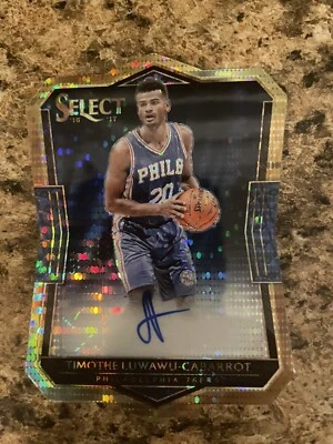 TIMOTHE LUWAWU-CABARROT 2016-17 SELECT DIE CUT PRIZM AUTO RC #74/99 Hawks 🔥 - Image 1 of 2
