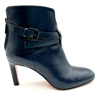 Santoni Italia Mujer Botines BACK Cremallera Cuero Negro Talla 4.5 EU 35.5 Foto 1 de 4