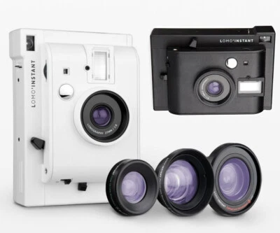 Lomography Lomo'Instant Instax Mini Instant Film Camera + 3 Lens Combo Set - Image 1 of 4