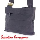 [Japan Used Bag] Salvatore Ferragamo Tote Bag Back Shoulder Tiered Vara Ladies