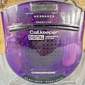 Vintage Conairphone TAD2012GCCS Digital Answer System Telephone Purple  NEW - Picture 1 of 4