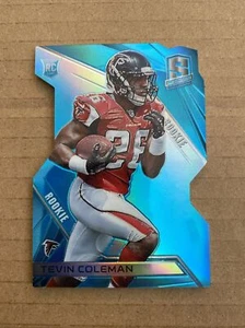 Panini Spectra 2015 azul neón troquelado #135 Tevin Coleman 1/35 - Imagen 1 de 2