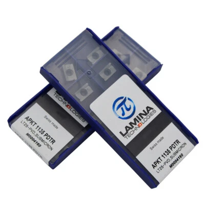 Insertos de fresado de carburo LAMINA APKT1135PDTR 10psc Foto 1 de 3