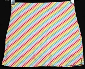 2008 Gymboree Spring Rainbow 3pc Striped Skorts Candy Skirt sz 12 Spring Skirt - Picture 1 of 3