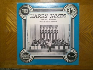 NEW  SEALED HINDSIGHT LP RECORD/HARRY JAMES/1943-1946 LIVE JAZZ/ UNCOLLECTED - Picture 1 of 2