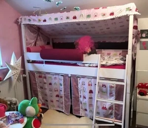 Hochbett Kinderbett 90x200 mit Matratze Paidi Spielbett Sophia - Bild 1 von 5