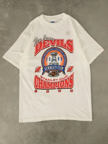 Vintage 90s New Jersey Devils NHL Hockey Shirt Unisex Men Women S-5XL Cover