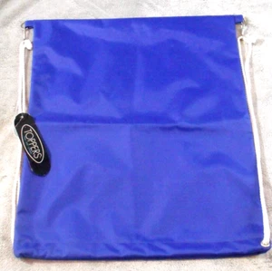 Toppers Blue Shoulder Pack Nylon Waterproof Backpack Unisex 16 x 19.5 in New - Picture 1 of 9