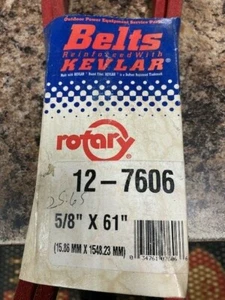 Rotary Part # 7606 V-Belt 5/8"x63" - Picture 1 of 3