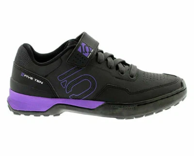 Five Ten Kestrel Lace Women's Clipless Mountain Bike Shoe, Black/Purple, Size 8 - Image 1 of 2