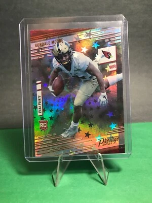 2021 Panini Prestige - Rookies Xtra Points Astral #220 Rondale Moore (RC) - Image 1 of 2