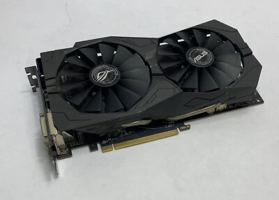 4GB Asus ROG STRIX AMD Radeon RX570 GDDR5 Dual DVI, HDMI, DP PCI-e Graphics Card - Image 1 of 4