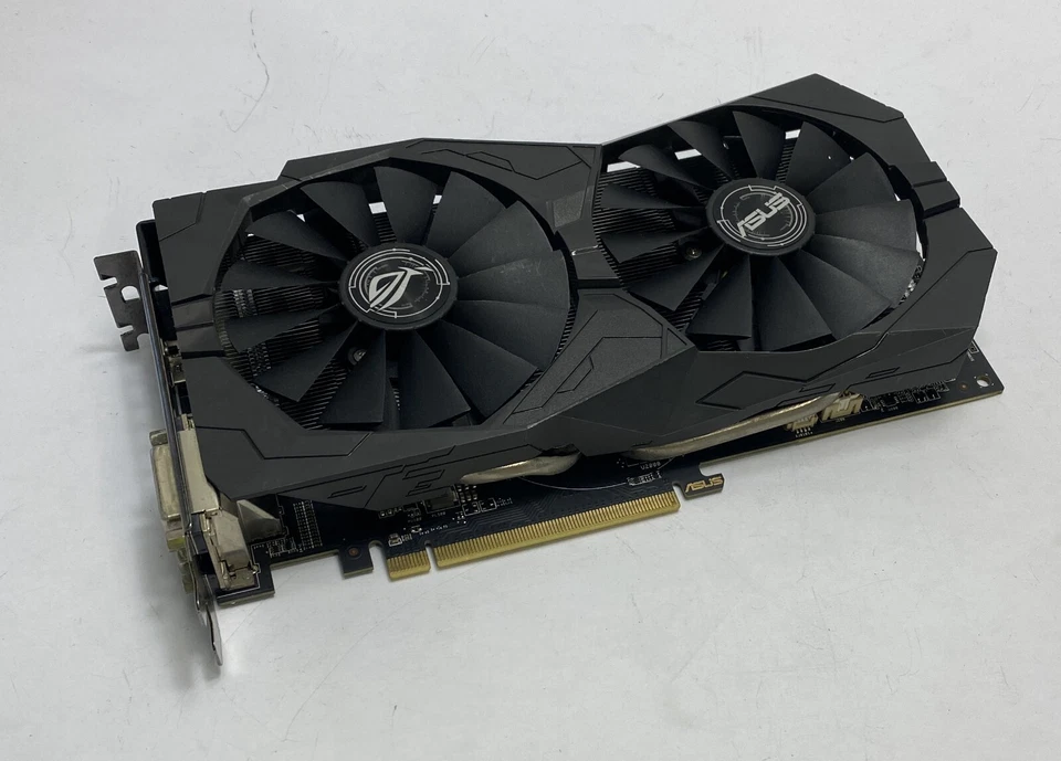 4GB Asus ROG STRIX AMD Radeon RX570 GDDR5 Dual DVI, HDMI, DP PCI-e Graphics Card - Image 1 of 4