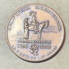 CA Bicentennial Portola Expedition 1769-1969 La Fête des Roses Jeton Médaille