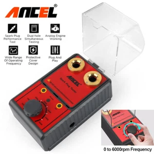 Spark Plug Tester Ignition System Car Detector Dual Hole Test Tool Diagnostic - Picture 1 of 14