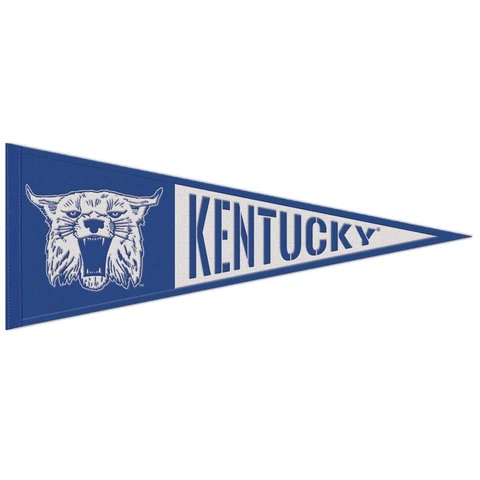 Kentucky Wildcats Throwback Logo Wool Pennant - 12"x32" Cover