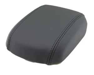 Fits 11-15 Chevy Cruze Real Leather Black Center Console Lid Armrest Cover - Imagen 1 de 3