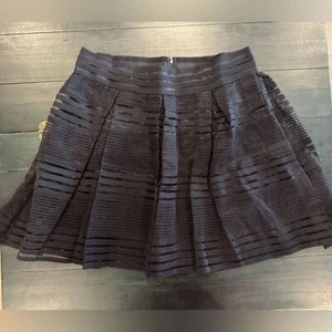 Torrid Size 2X Black Lace A-Line Skirt Fully Lined Zipper Closure NEW - Picture 1 of 8