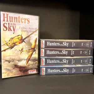 Hunters In The Sky VHS 1992 Complete Collection Vols 1-5 Small Case VGC No SSS - Picture 1 of 24