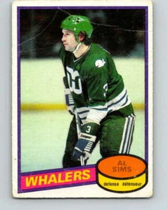 1980-81 O-Pee-Chee #233 Al Sims Hartford Whalers V39433 - Picture 1 of 2