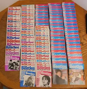 Huge Lot 164 The Beatles Monthly Book Magazines Complete Set May 1976 - Dec 1989 - Picture 1 of 22