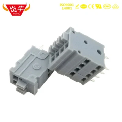 50Pcs KF141AV 2.5mm 2P ~ 12PIN PCB SPRING TERMINAL BLOCKS DG211V DEGSON KEFA - Image 1 of 4