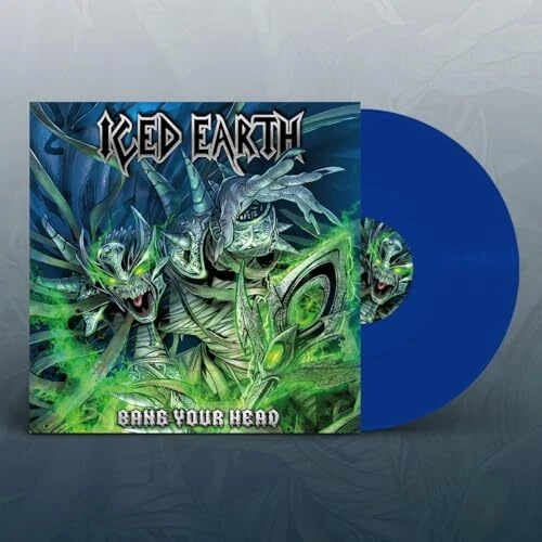 ICED EARTH - BANG YOUR HEAD BLUE VINYL - New Vinyl Record DLP - V72z - Image 1 of 1