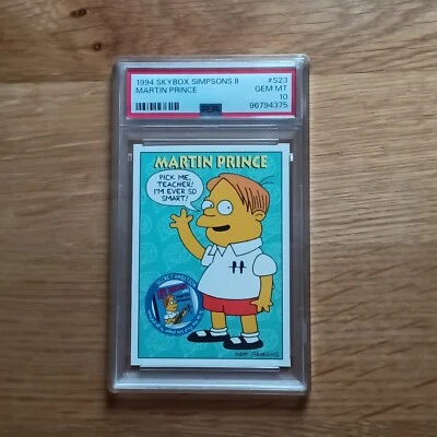 1994 SKYBOX SIMPSONS II #S23 Martin Prince PSA 10 GEM MINT - Image 1 of 4