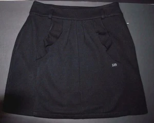 BN Beautiful Designer SONIA RYKIEL Girls Black Wool Blend Skirt 16Y - Picture 1 of 6