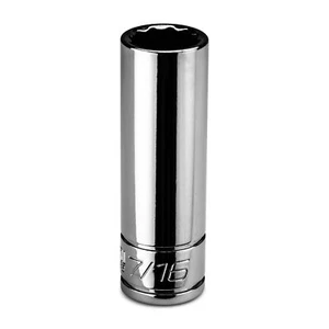 Capri Tools 12-Point Deep Socket, 1/4 in. Drive, Metric and SAE Sizes - Picture 1 of 30