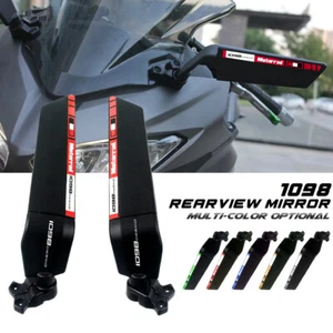 Large Wind Wing Adjustable Rearview Rear View Side Mirrors For DUCATI 1098 /S - Picture 1 of 28