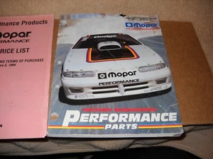 Mopar 1994 Chrysler Corporation Mopar Performance Parts Catalog Good Condition - Bild 1 von 3