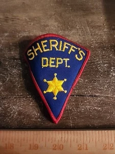 Vintage Sherrif's Aufnäher Patch KOSTENLOSER VERSAND - Bild 1 von 2
