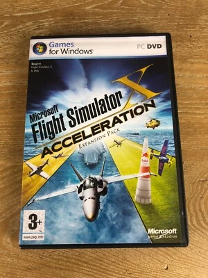 Flight Simulator X - ACCELERATION Pc DVD Rom Add-On Flight Simulator FS X FSX - Image 1 of 2